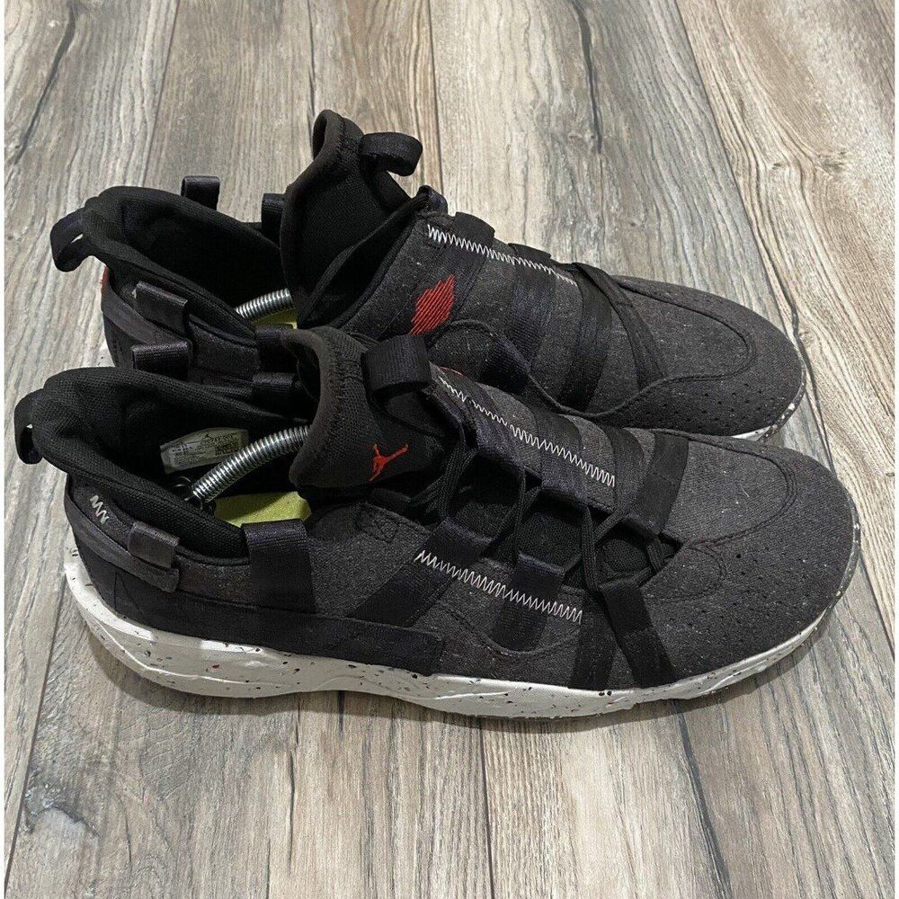 Nike Jordan Crater Mens Size 14 Sneaker Shoes CT0712 001 Black University Red